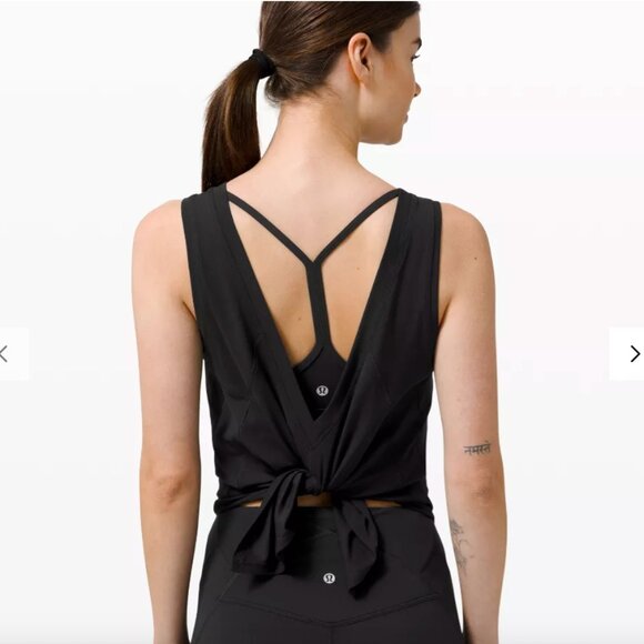 Lululemon Nulu Fold Classic Fit Yoga Tank Top - Picture 2 of 4